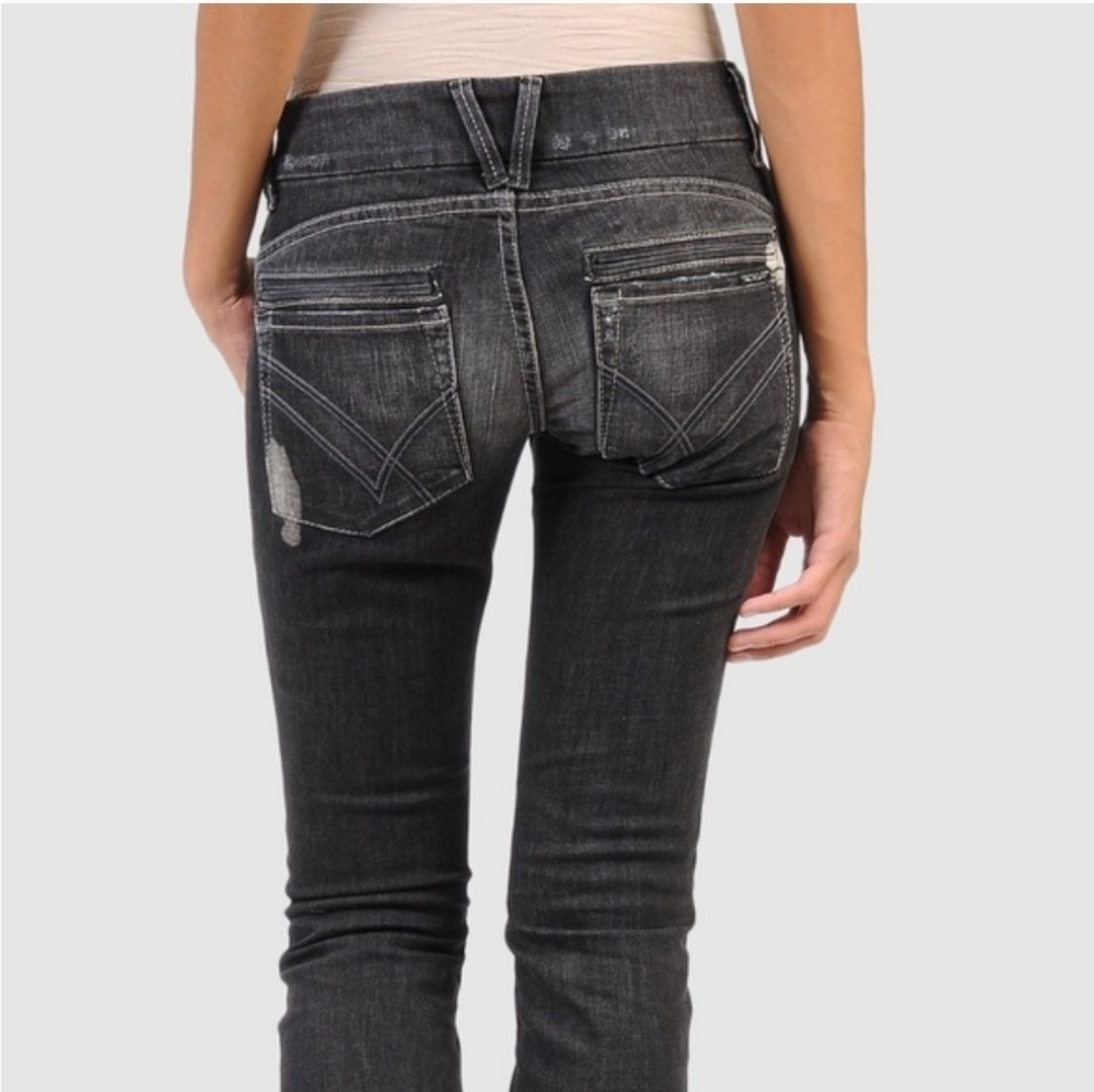 William Rast Women's Skinny Jeans in Washed Black